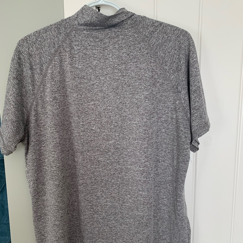 Golf Shirts. Grey and blue. 20 inches wide. 24 inches long